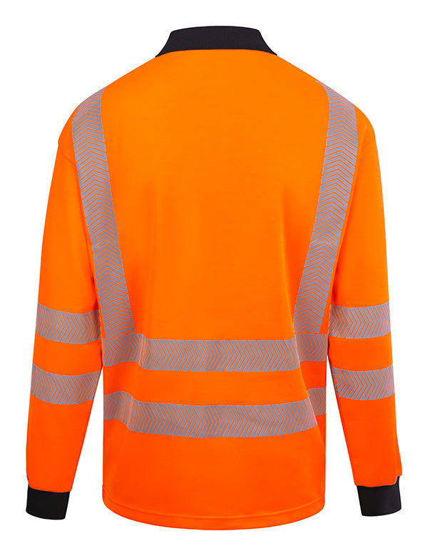 High Visibility Arc Flash Polo Shirt Orange  ALL SIZES