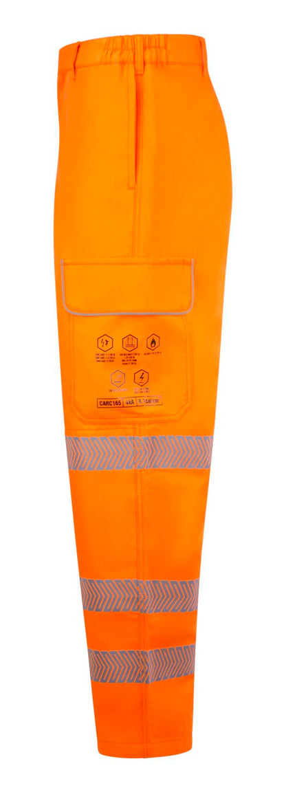 High Visibility Arc Flash Trouser Orange ALL SIZES