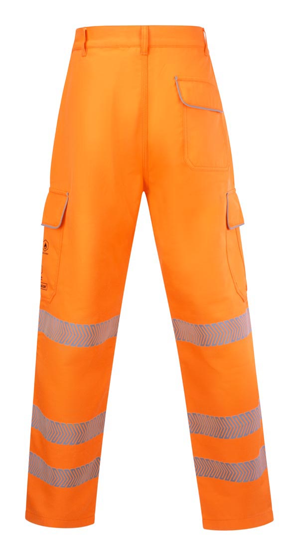 High Visibility Arc Flash Trouser Orange ALL SIZES