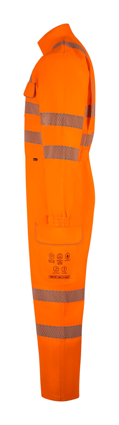 High Visibility Arc Flash Coverall Orange ALL SIZES