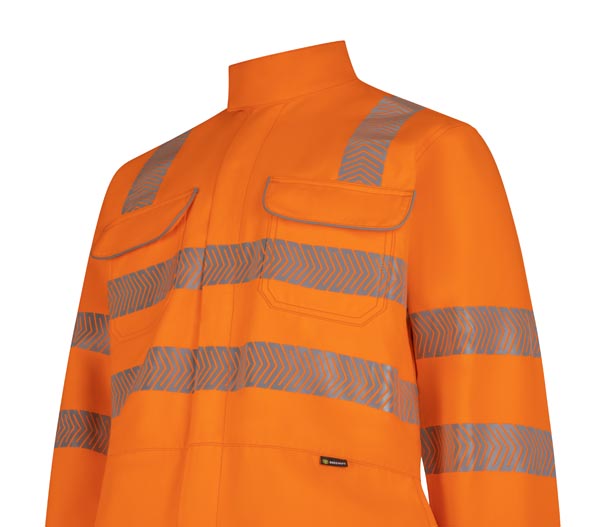 High Visibility Arc Flash Coverall Orange ALL SIZES