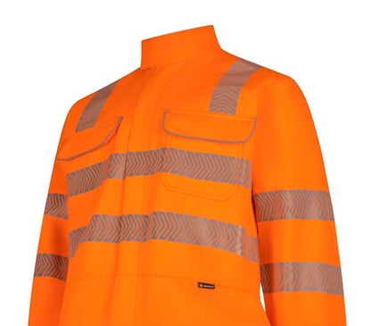 High Visibility Arc Flash Coverall Orange ALL SIZES