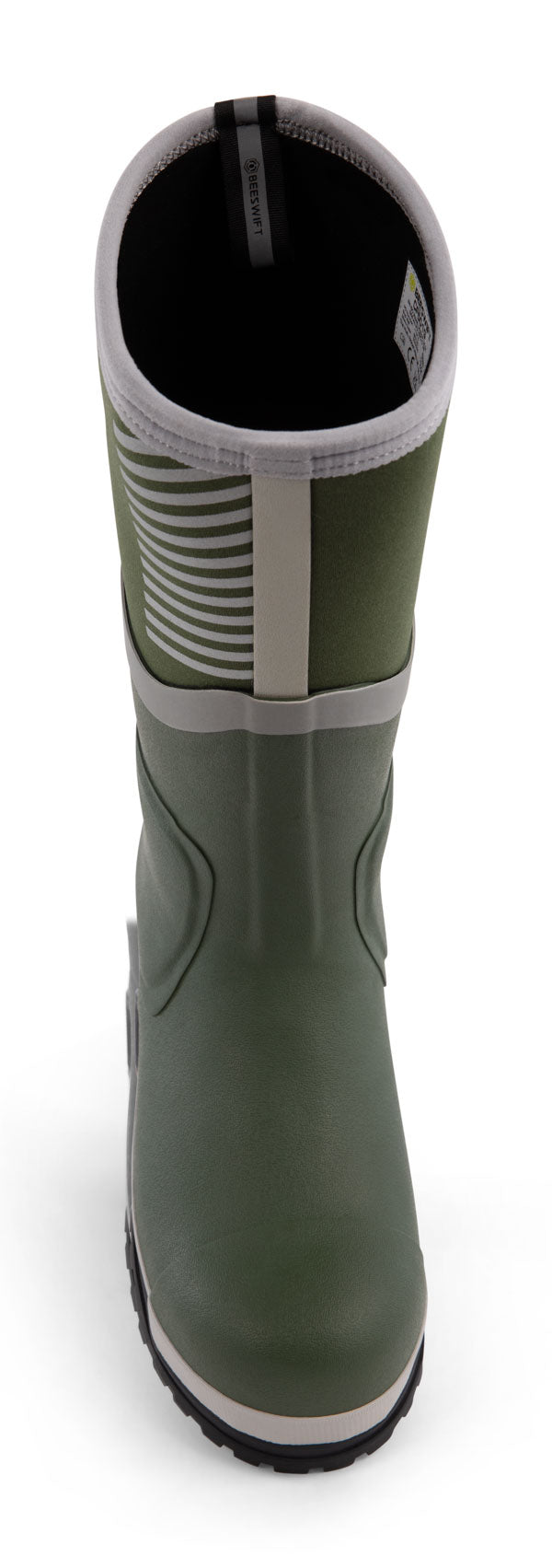 Neo Force Neoprene Full Safety Wellington Green Sz ALL SIZES