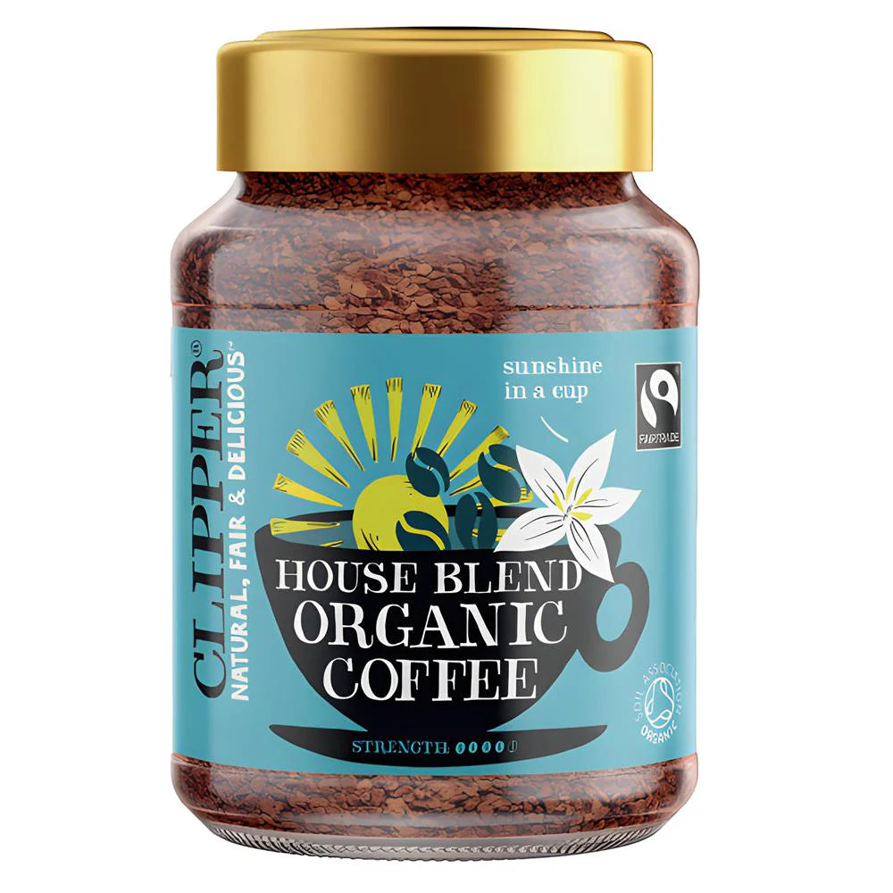 Clipper House Blend Coffee 100g Jars
