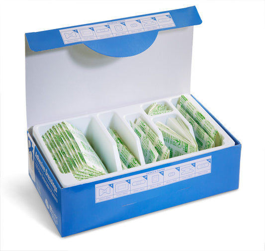 Click Medical Blue Detectable Plasters Assorted Box of 120