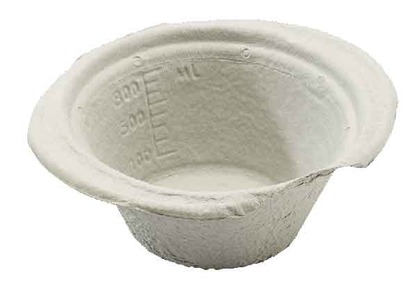 Click Medical Disposable Paper/ Vomit / General Purpose Bowl 230mm Grey 230mm Box 10's