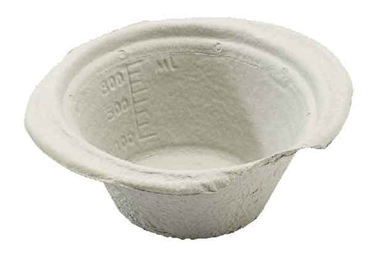 Click Medical Disposable Paper/ Vomit / General Purpose Bowl 230mm Grey 230mm Box 10's