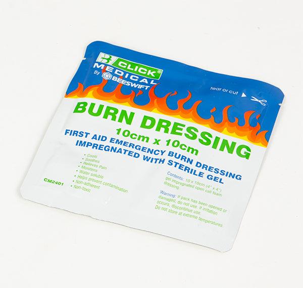 Click Medical Emergency 10 X 10Cm Burn Gel Dressing