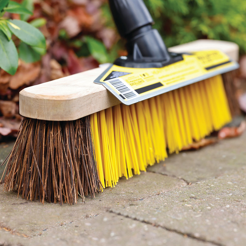 Brushware 16In Bulldozer Utility Wooden Broom