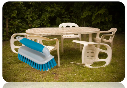 Brights Hand held Scrubbing Brush | Carpets Clothing Outdoor Furniture Car Wheels| Assorted Colours