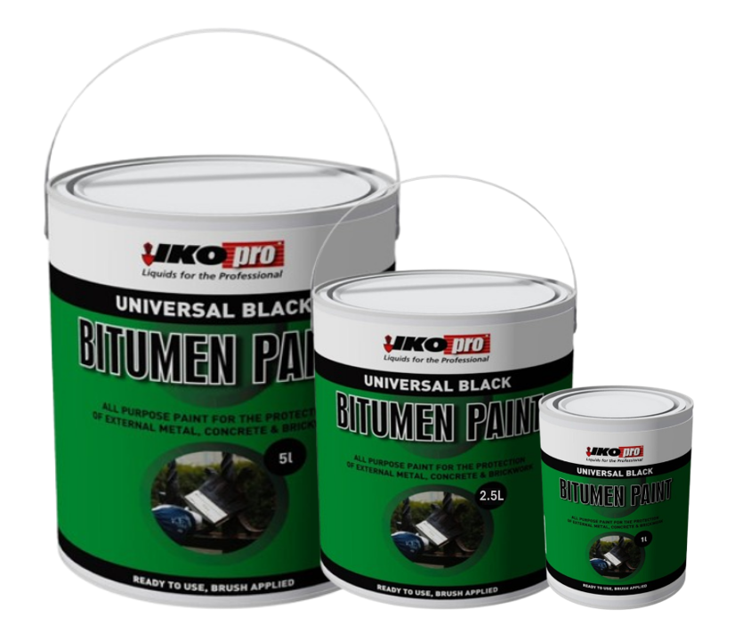 IKOpro Black Bitumen Paint 1lt