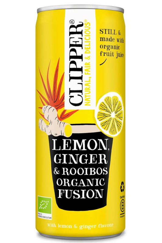 Clipper Lemon Ginger & Rooibos Organic Fusion 12x250ml