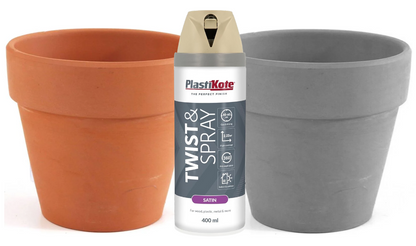 Plasti-Kote 22123 400Ml Premium Spray Paint Satin - Warm Grey