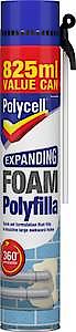Polycell Effgg500 500Ml Expanding Foam Filler Gap Gun