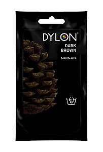 Dylon Hand Fabric Dye Sachet For Clothes And Soft Furnishings 50g - Espresso Brown