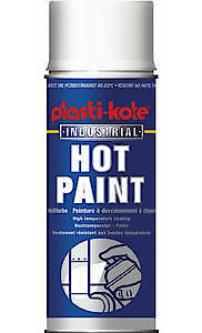 Plasti-Kote Hp12 400Ml High Heat Paint - White