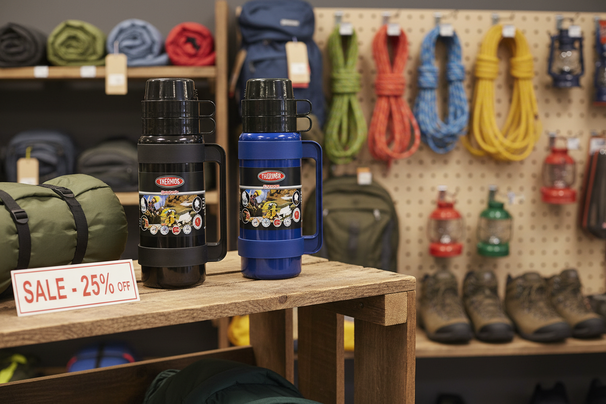 Thermos Mondial Flask, 1L Assorted Colours