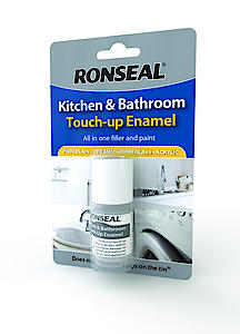 Ronseal Kbtue 10Ml Kitchen + Bathroom Touch Up Enamel