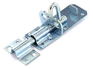 Securit Padlock Bolt | Galvanised Steel |15cm | S1428