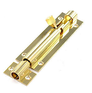 Securit S1523 Door Bolt Brass 1" Wide
