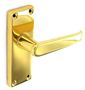 Prem Vict Ltch Hndls Brass S2851