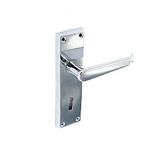 Prem Flat Lock Hndls Chrm S2920