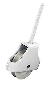 Sec Sngl Screw Pulley Wht S5201*