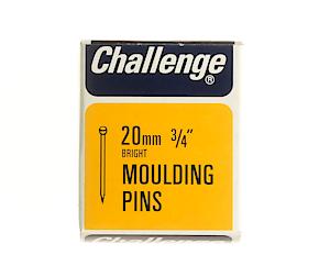 Chall Bright Steel Moulding Pins (Veneer) 20Mm 30G - 11004