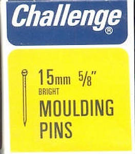 Chall Bright Steel Moulding Pins (Veneer) 25Mm 30G - 11006
