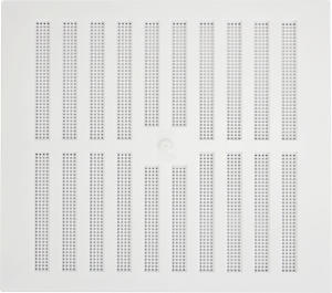 Map Adjustable Air Vent With Flyscreen Cover, For Openings 9" X 9"  White