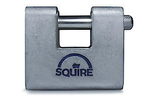 Squire Henry Aswl1 Warehouse Armoured Brass  5 Pin Padlock Silver