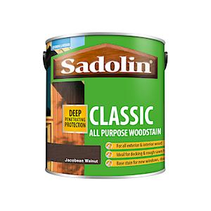 Sadolin Classic Wood Protection 2.5 Litre - Jacobean Walnut