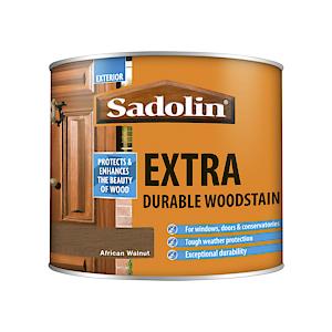 Sadolin Extra Durable Woodstain African Walnut 0.5 L