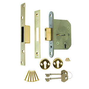 Era Brass Effect 5 Lever Mortice Deadlock 3" (75Mm)