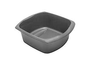 Addis Rectangular Washing Up Bowl, Metallic, Large, 9.5 Litre