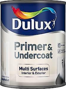Dulux Primer & Undercoat Paint - 750Ml, 5092092, White
