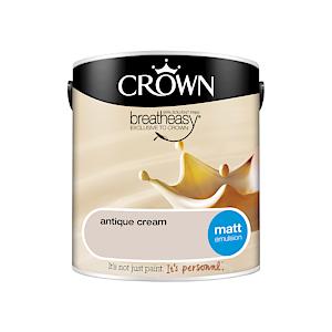Crown Matt 2.5L Emulsion - Antique Cream