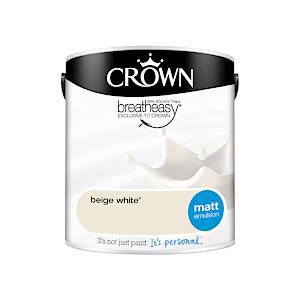 Crown Retail Core Emulsion Matt Beige White 2.5 L