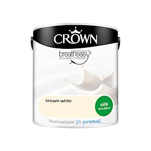 Crown Retail Core Emulsion Silk Cream White 2.5 L