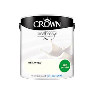 Crown Retail Core Emulsion Silk Milk White 2.5 L