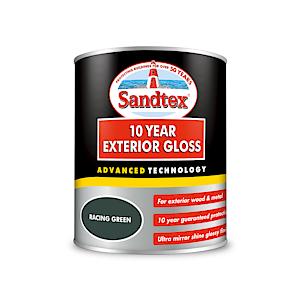 Sandtex Retail 10 Year Exterior Gloss Racing Green 0.75 L