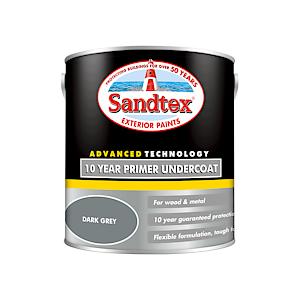 Sandtex 10 Year Primer Undercoat 2.5Lt Dark Grey