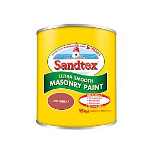 SANDTEX MICROSEAL SMOOTH MASONRY PAINT HOT BRICK 150ML