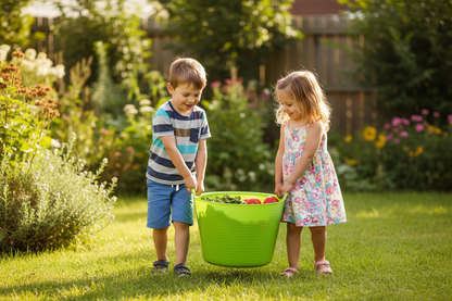 Red Gorilla Flexi Tub | Pistachio Colour | Twin Handles | 38 Litre