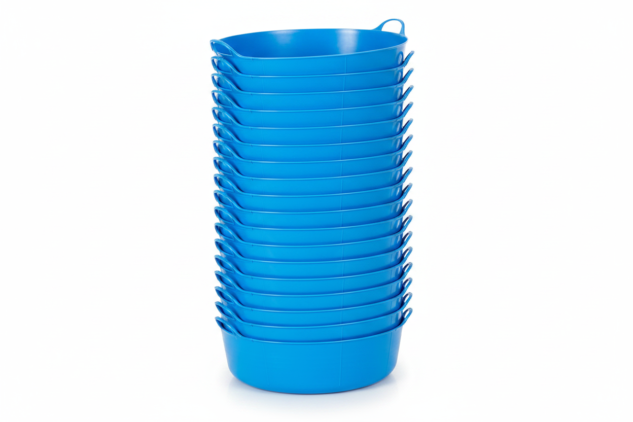 Red Gorilla | Tubtrugs | Shallow 35L | Blue | Flexible Wide Tubs