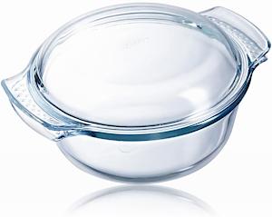 Pyrex 118A000 Glass Round Casserole, 5.1 Liter