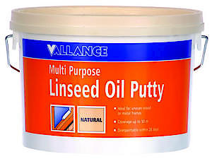 Evo Stik Linseed Oil Putty Natural Tub 2Kg