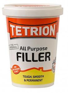 Tetrion White All Purpose Filler | Tough & Smooth | 1Kg Resealable Tub
