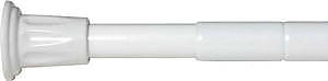Croydex Croy Curt Rod 8.6' Wht Ad1020.22, White, 1100-2600Mm