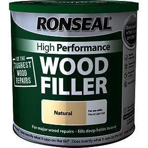 Ronseal Hpwfn37Kg 3.7Kg High Performance Wood Filler - Natural